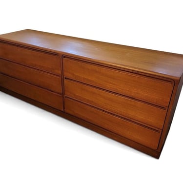 Torring Teak 6 Draw Dresser Mid Century Modern 