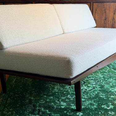 Mid Century Modern Newly Upholstered Daybed Sofa, Circa 1960s - *Please ask for a shipping quote before you buy. 