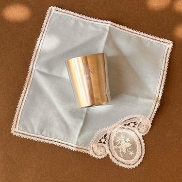 Rare Silver-Plated Antique Baby Cup by Christofle - Made in France 