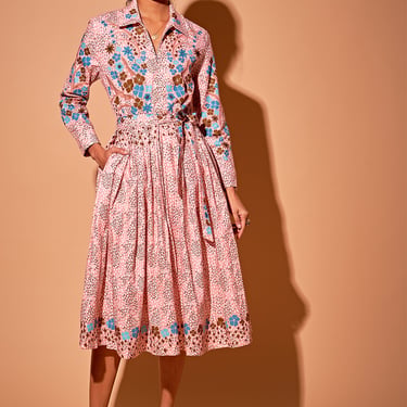 Allyson Dress | Baroque Floral in Blush