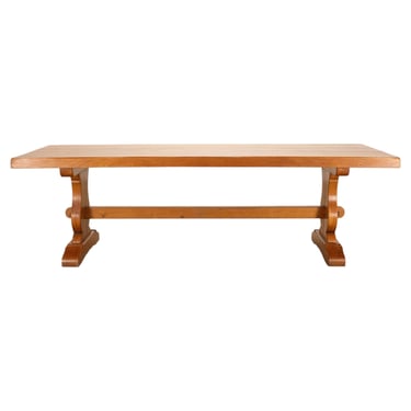 Rustic French Provincial Farmhouse Trestle Dining Table 8 Ft.