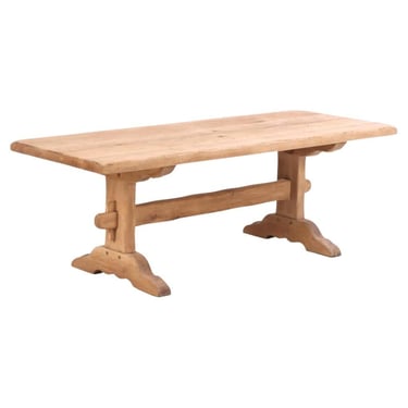 A French Oak Dining Room Table, C. 1960.