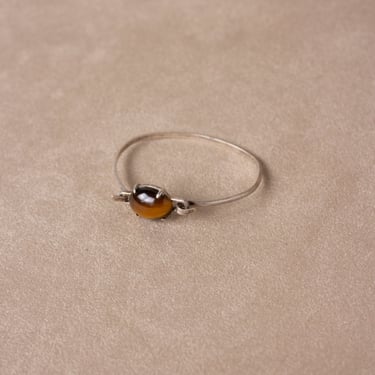 Vintage Hinged Tiger's Eye Bangle