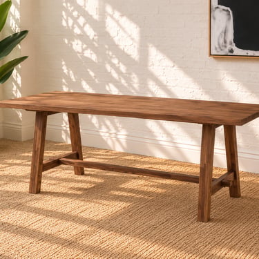 Felipe Dining Table in Natural Brown