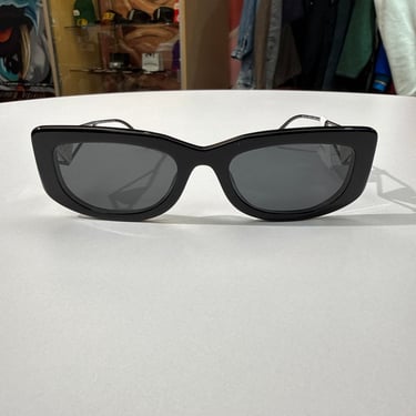 Prada SPR14Y Triangle Plaque Rectangular Sunglasses
