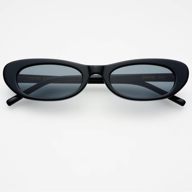 Sophie Cat Eye Womens Sunglasses  : Black