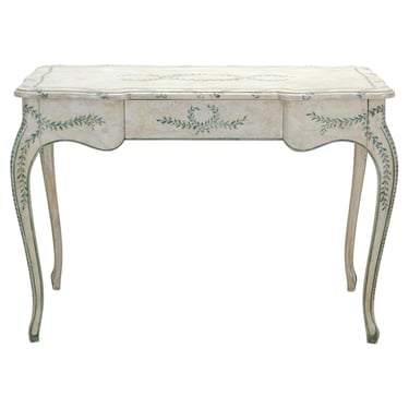 Venetian Painted Country Italian Provincial Writing Table Desk