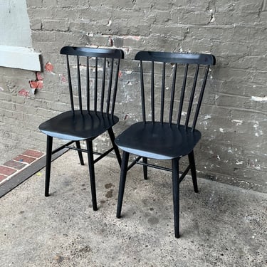 Pair of Ton Bentwood Bistro Chairs