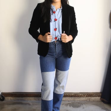 Black Velvet Blazer