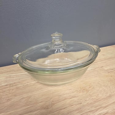 Vintage Glass Pyrex 632 C Casserole Dish 