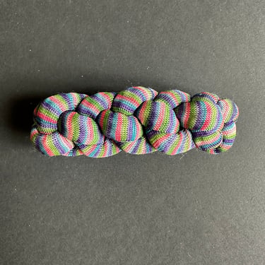 1980s Missoni knit barrette 