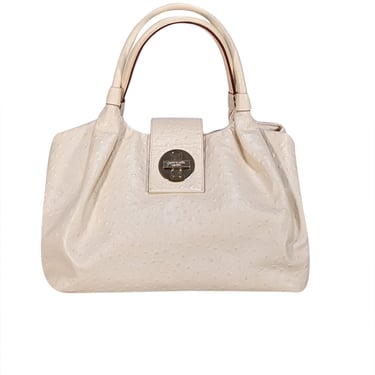 Kate Spade - Ivory Textured Leather Shoulder Bag