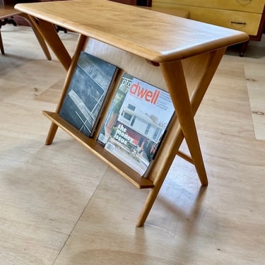 Rare Magazine Stand / Table by Heywood Wakefield