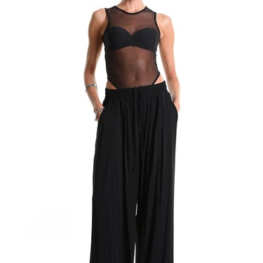 Wide Leg Bamboo Jersey Pants