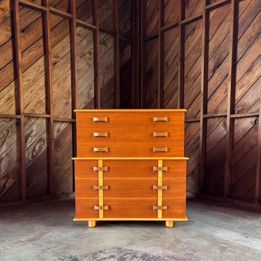 Paul Frankl " Station Wagon " Tall Dresser for Johnson Furniture, c.1945