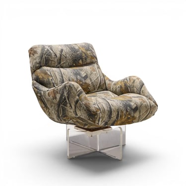 Vladimir Kagan Cosmos Mid Century Lucite Lounge Chair - mcm 