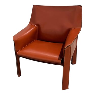 Mario Bellini 'Cab' Model 414 Lounge Chair for Cassina, 1980s Italy, 4 Available 