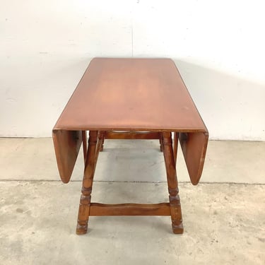 Early American Maple Dining Table by Cushman Colonial Creations 