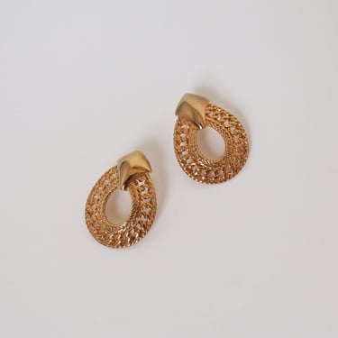 Vintage Avon Oversized Teardrop Earrings