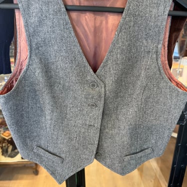 Bobby Brooks Grey Wool Vest