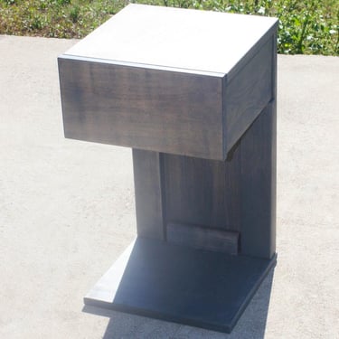 BT010p2 Storage Pass Through Bedside Table w/drawer; BT010P Bedside table w/drawer, trim; BT000P No Drawer; BT110P2ic, support post, natural 