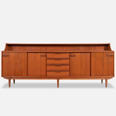 Mid-Century Modern English Teak Credenza / Sideboard, 1960s