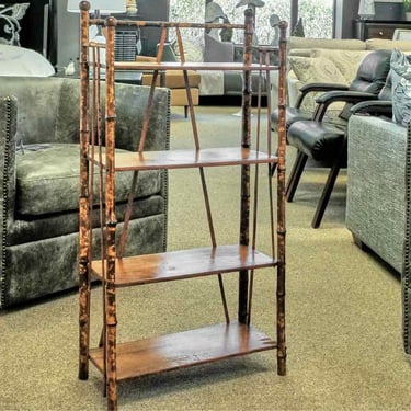 Antique Bamboo Bookshelf