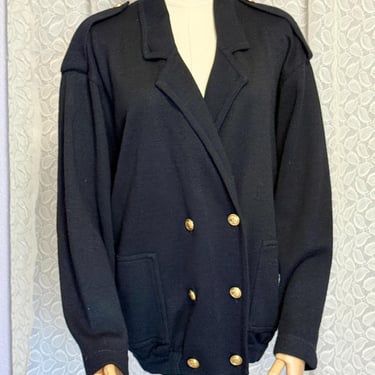 Soft Cardigan Sweater, Blazer Style, Metal Buttons, Band Jacket, Vintage 