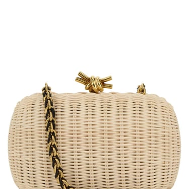 Bottega Veneta Women Raffia Knot Clutch