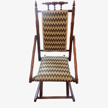 Antique Bamboo Rocker in the George Hunzinger Style