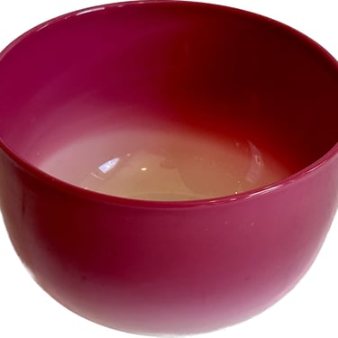 Antique Wheeling Peach Blow Glass Bowl c.1860 