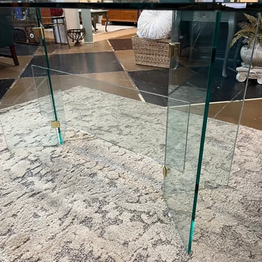 Post Modern Glass Dining Table