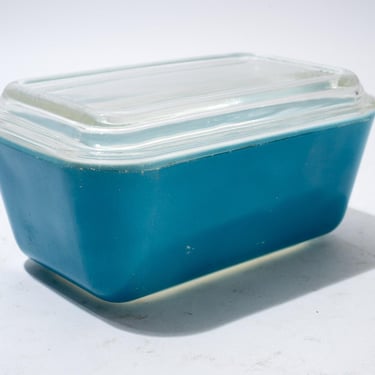 Vintage Pyrex, Primary Color, Blue, Refrigerator Dish, 502, 1949-1959 