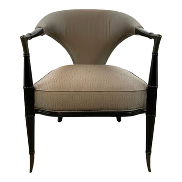Caracole Modern Geometric Taupe in Good Shape Lounge Chair