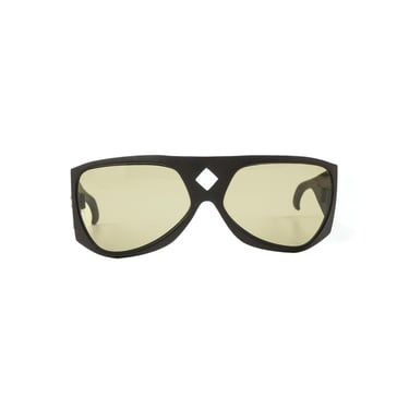 1980s Brown Metal Aviator Sunglasses