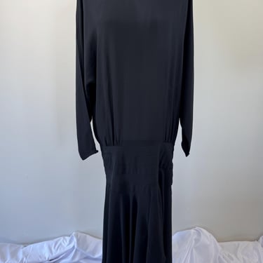 1960s Pierre Cardin Black Dress 
