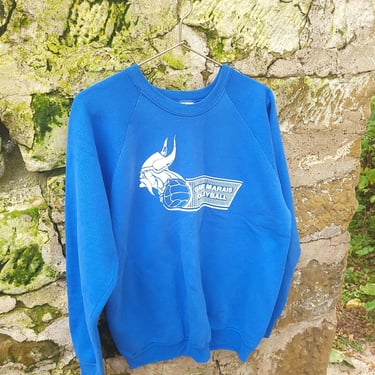 Vintage Grand Marais MN Vikings Sweatshirt, Fruit of the Loom (M) 