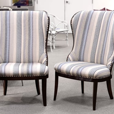 Pair of Arhaus "Portsmouth" Upholstered Chairs