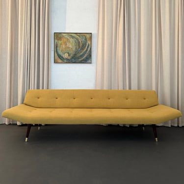Mid-Century Modern Adrian Pearsall Style Gondola Sofa Daybed