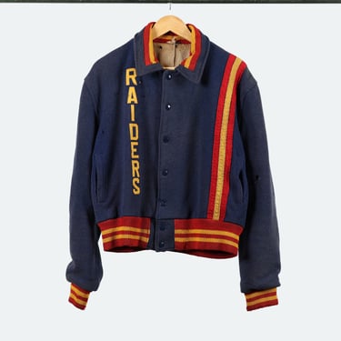50s 'Raiders' Varsity Jacket