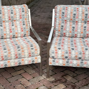 Milo Baughman for Thayer Coggin Chrome Lounge Chair
