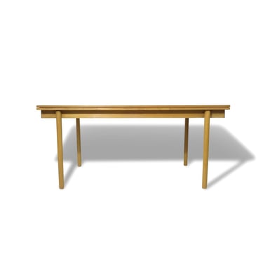 Danish White Oak Extension Dining Table, 1958