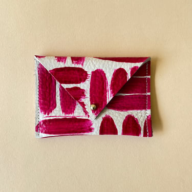 BWVA x R-KI-TEKT - Leather Envelope Wallet - Card Holder - OMI FEMME