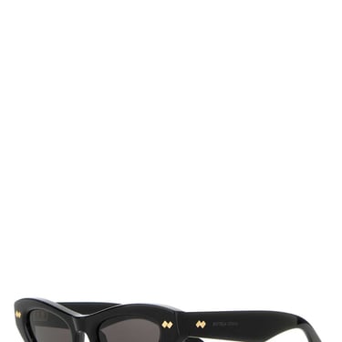 Bottega Veneta Women Black Acetate Sunglasses