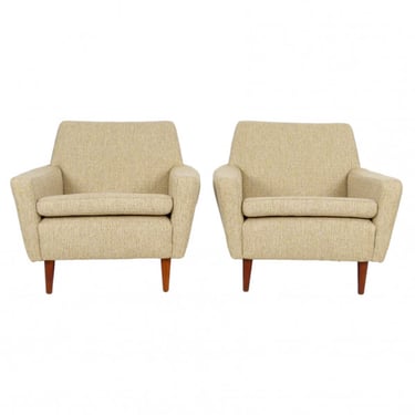 1960s Pair of Dux Lounge Chairs, Sweden