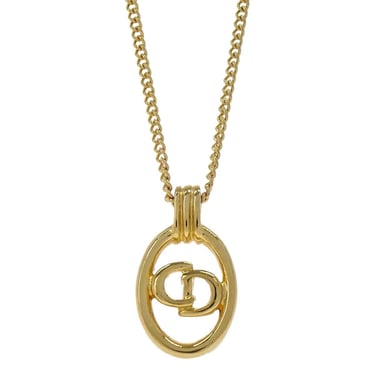 Christian Dior Necklace Pendant Gold
