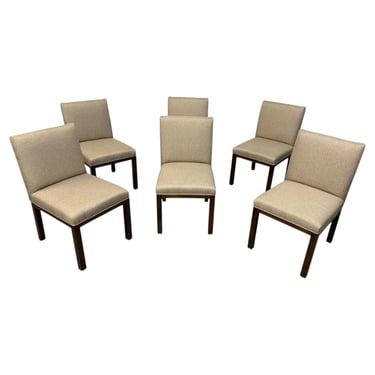 Mid-Century Modern John Widdicomb Upholstered Dining Chairs - Set of 6 