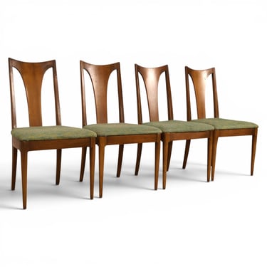 Broyhill Brasilia Vintage Mid Century Modern Set of 4 Dining Chairs c. 1960s 