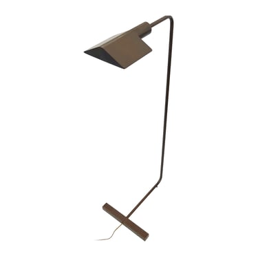 Modernist Brass Floor Lamp by Cedric Hartman