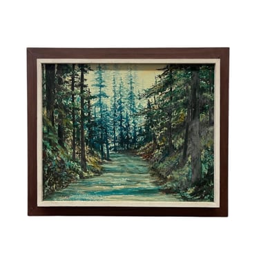 Free shipping within continental US-Mid-20th Century Oil Painting 